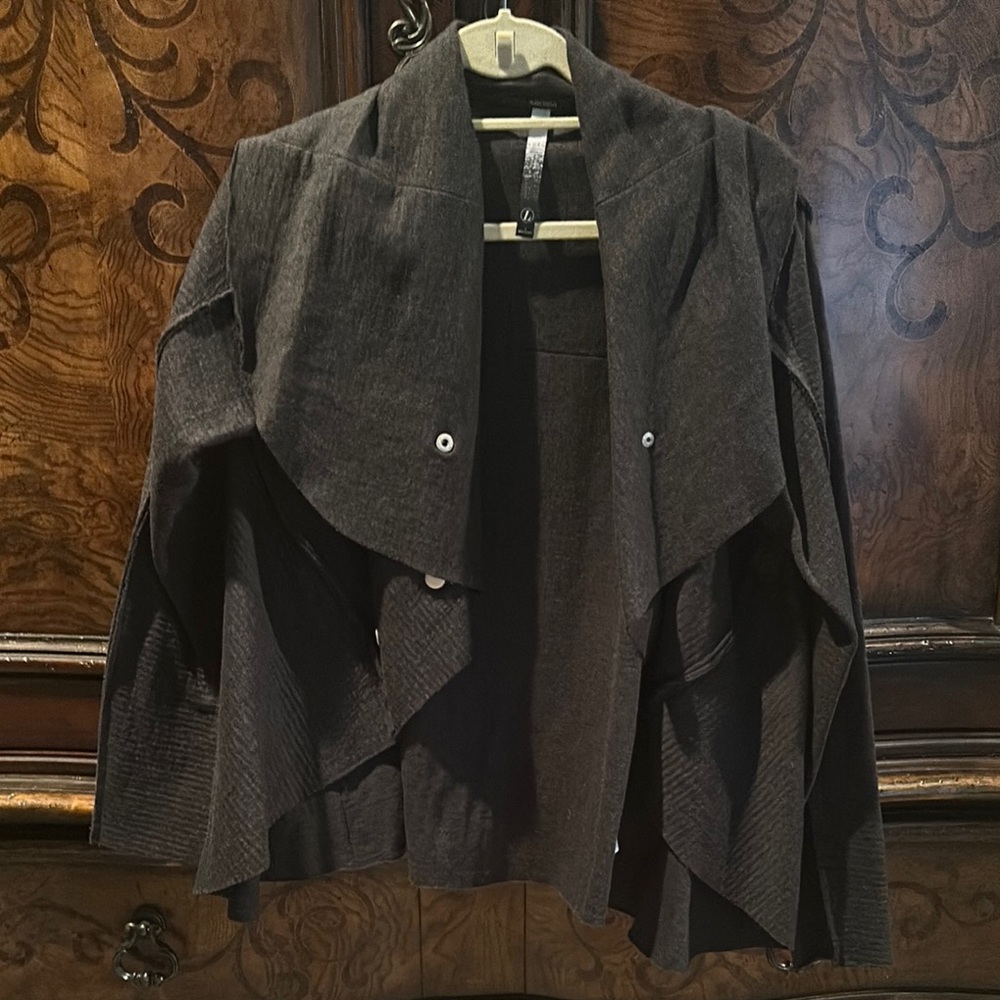 Black Draped Jacket